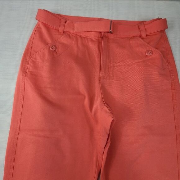 Liz Claiborne Coral Women Belted Capris - Picture 3 of 7